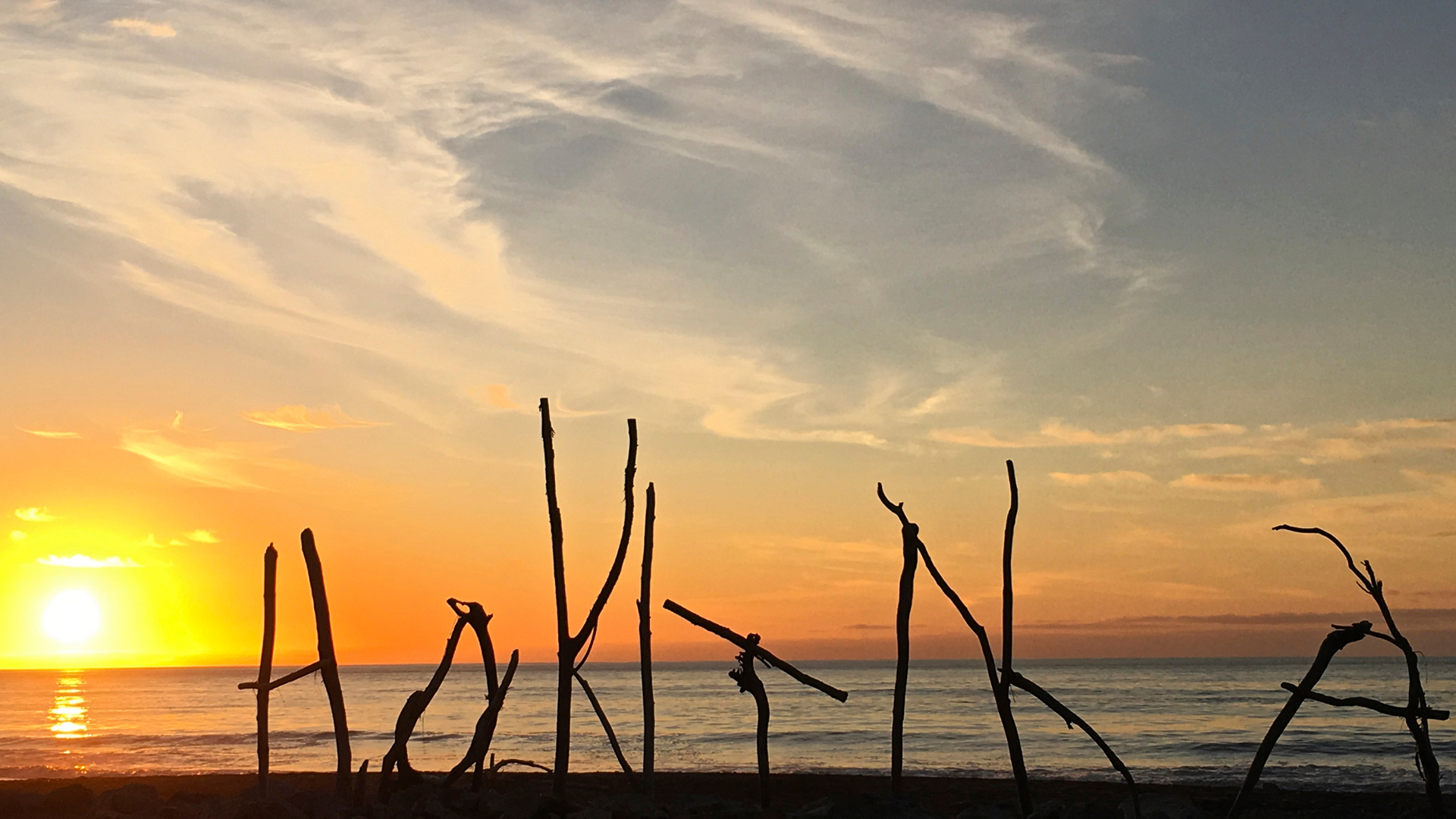 Sunset Point & Hokitika Beach